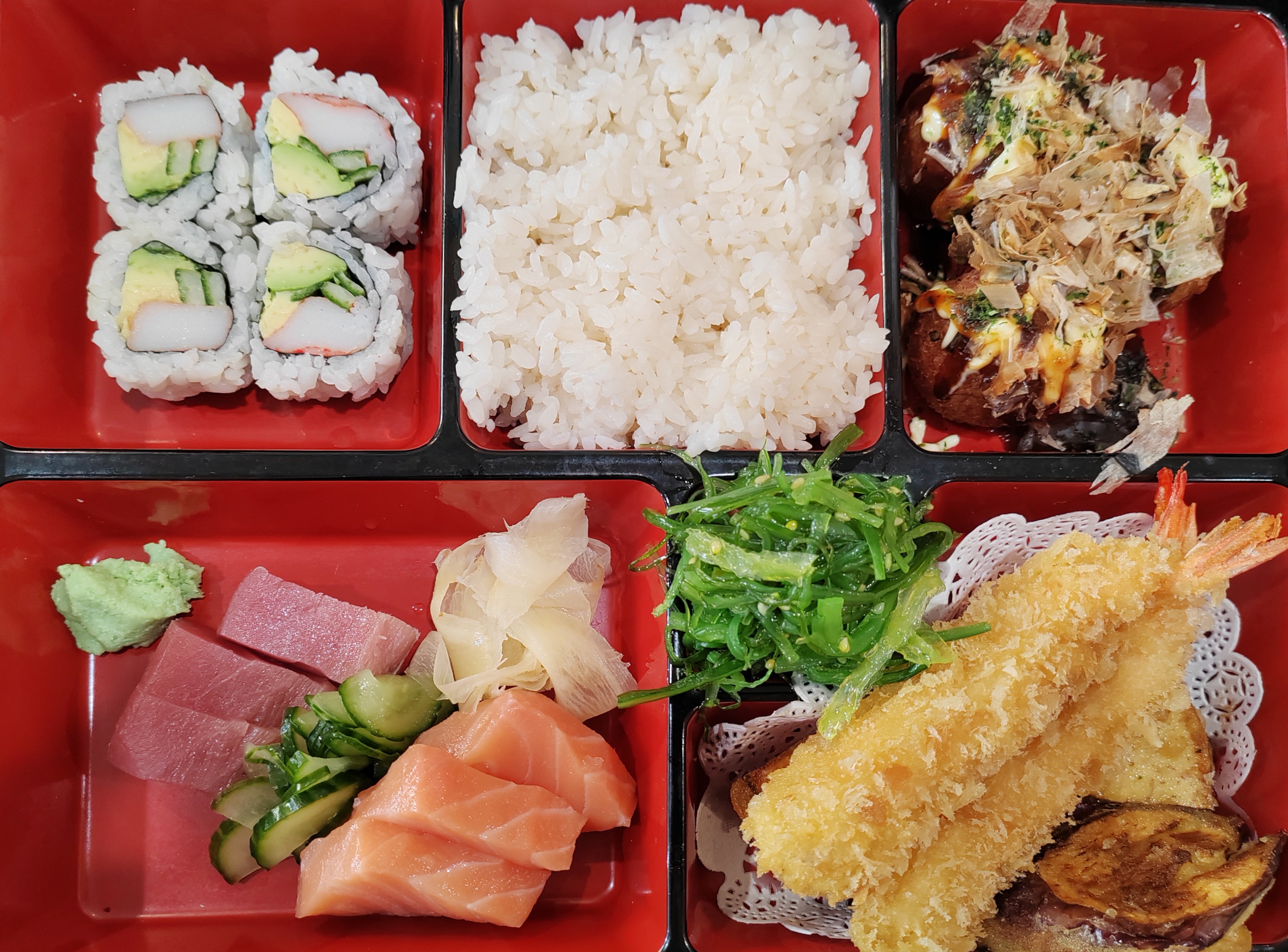 Sashimi Rice Box Box10. Sashimi | Rice Alley